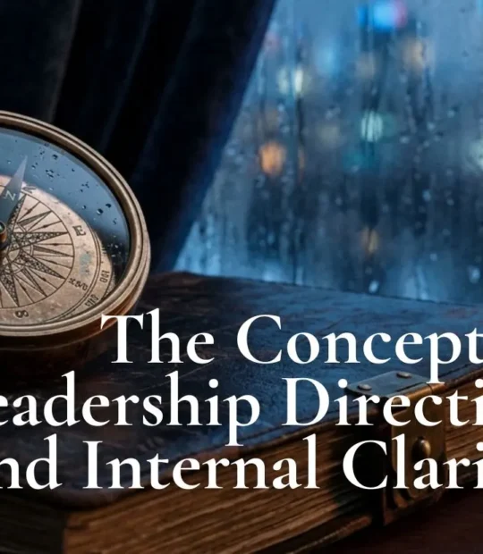 Concept of Leadership Direction and Internal Clarity by Dorice Horenstein